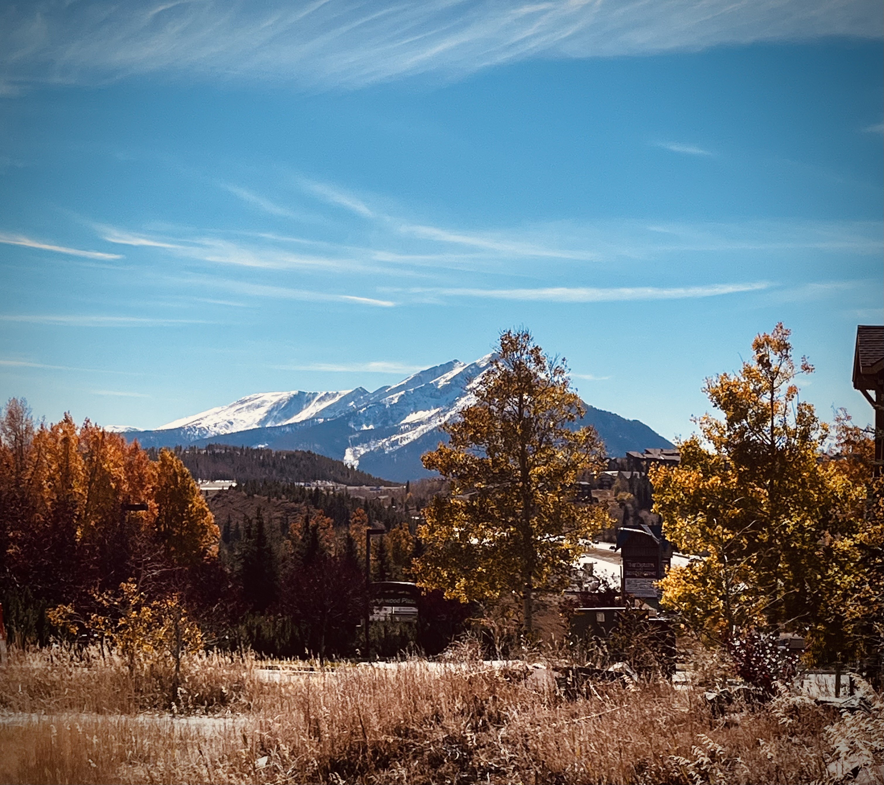 Autumn mountain landscape photograph